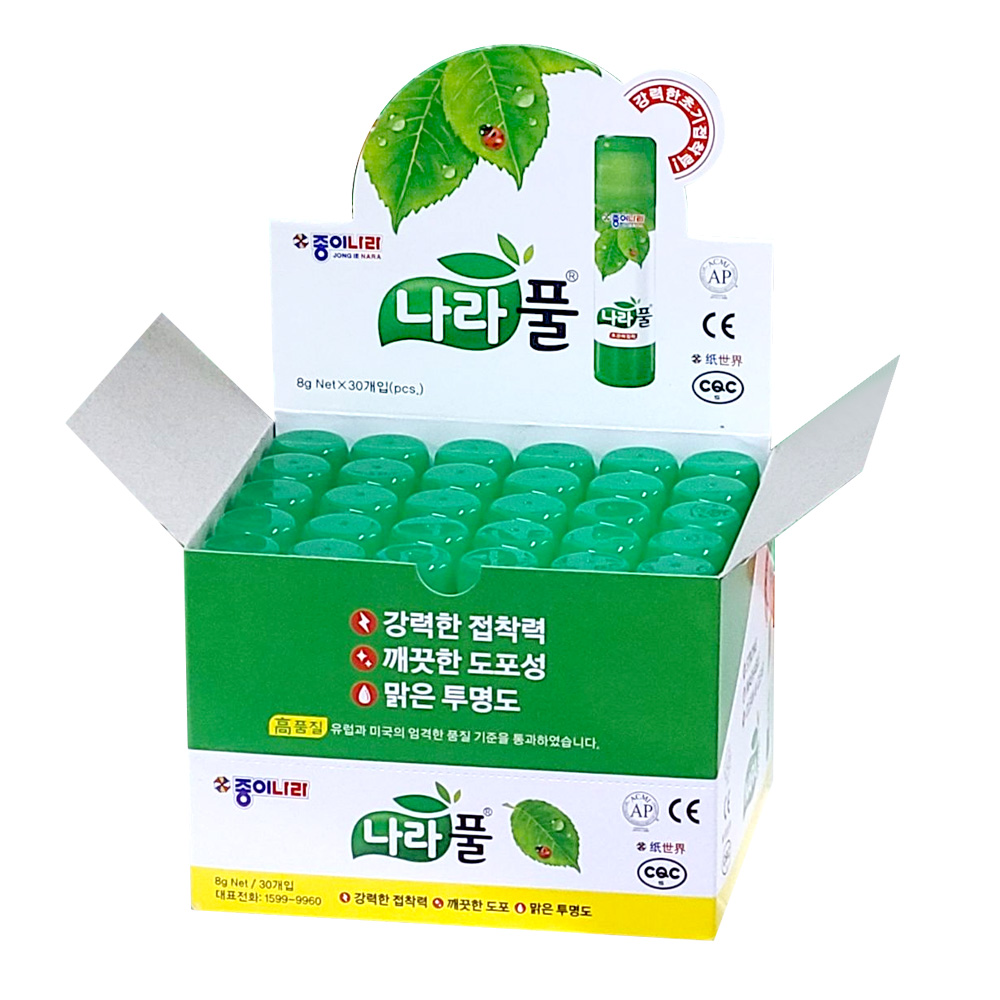 (풀) 종이나라 나라풀 (8g 30개입) : 펜모아
