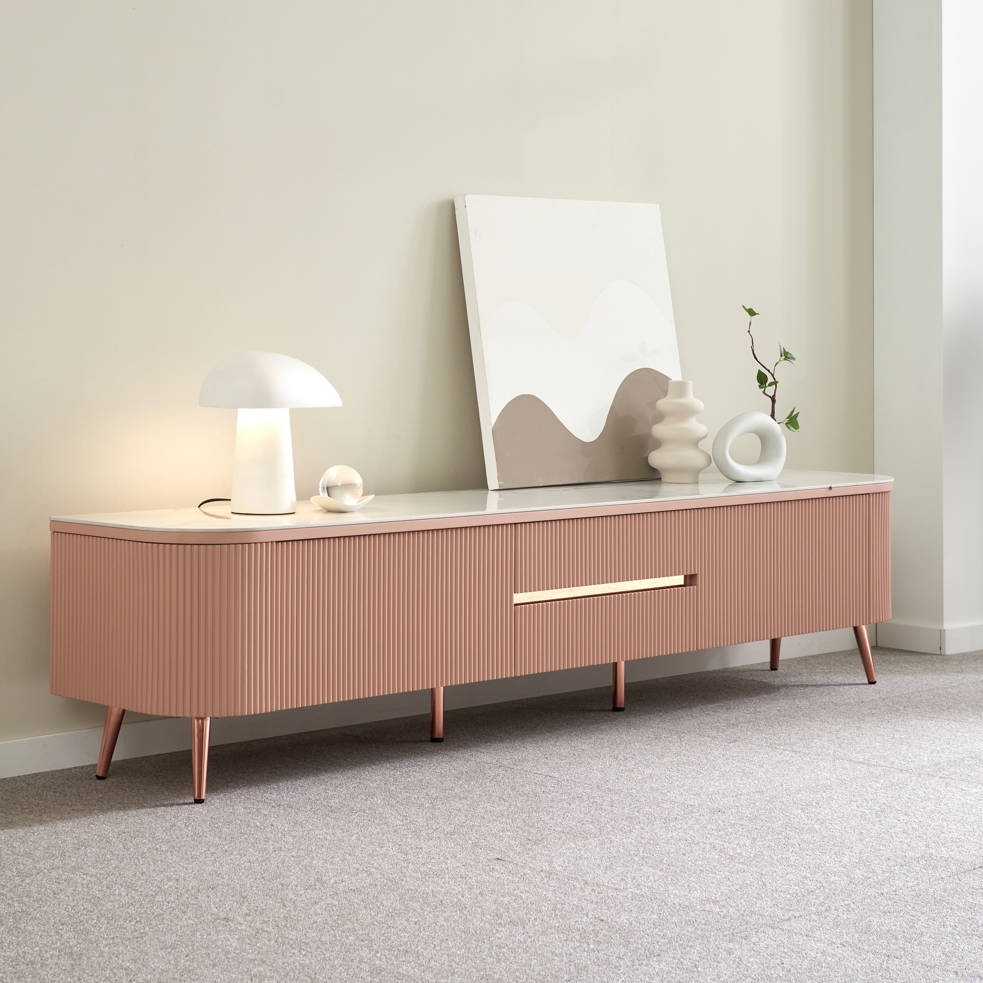 오페라 통 세라믹 거실장 대리석 2000 TV 템바보드 티비다이