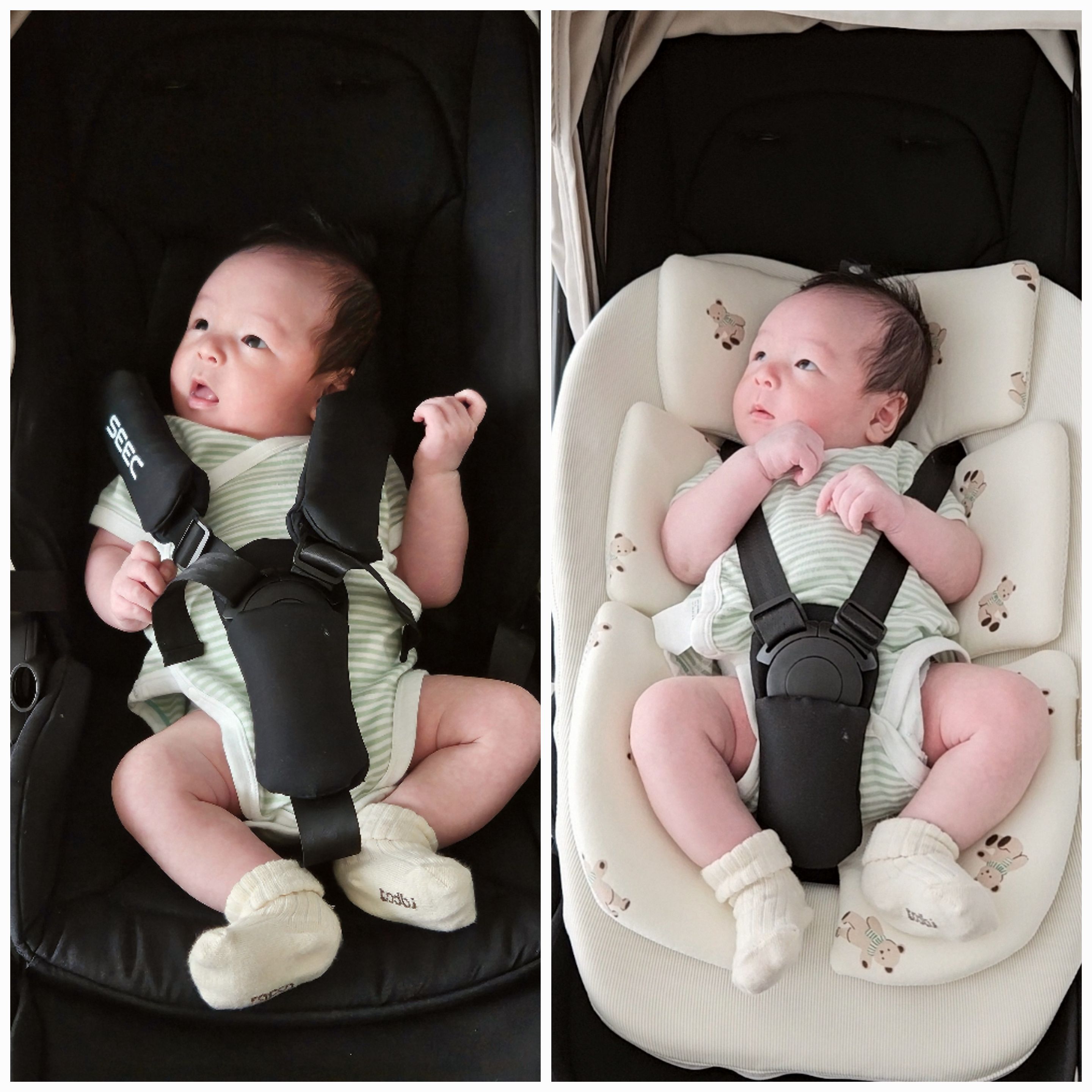 베이비소풍 뉴본 신생아 보호 시트 유모차라이너 에그쿠션시트
