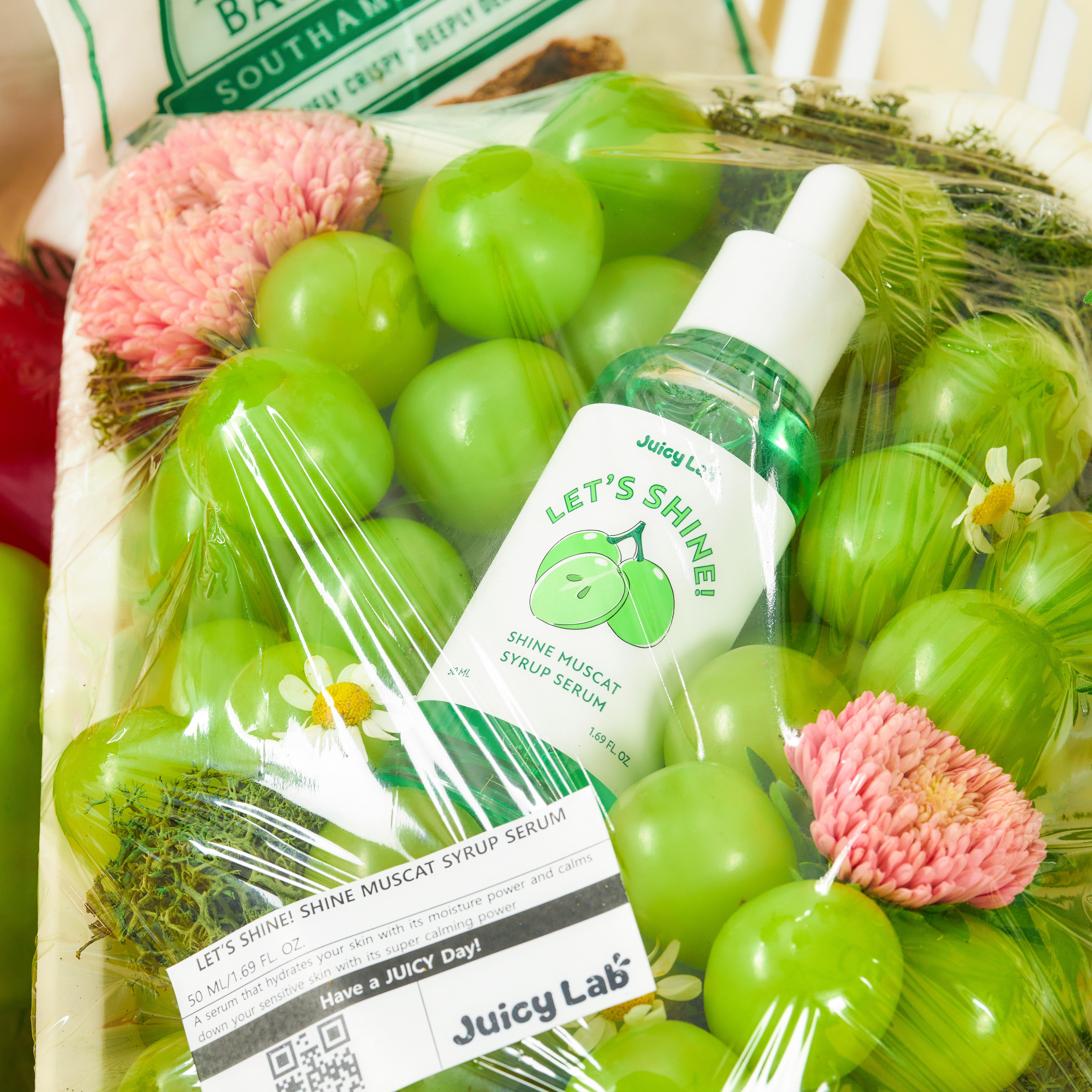 [진정의정석😌] 쥬시랩 렛츠샤인! 샤인머스캣 시럽 세럼 50ml (자장가세럼, 미백, 주름개선, 2중기능성, 고보습) - 상세 이미지 5