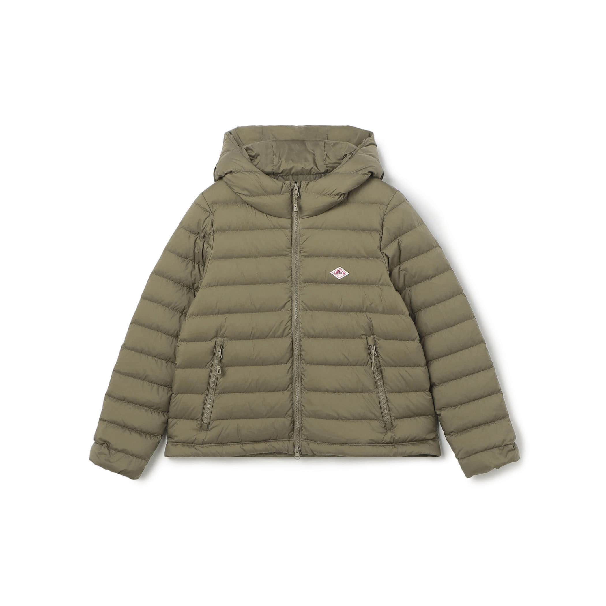단톤 패딩 NYLON TAFFETA MIDDLE DOWN 여성 경량 후드 자켓 DNB242L101-0013 - 상세 이미지 2