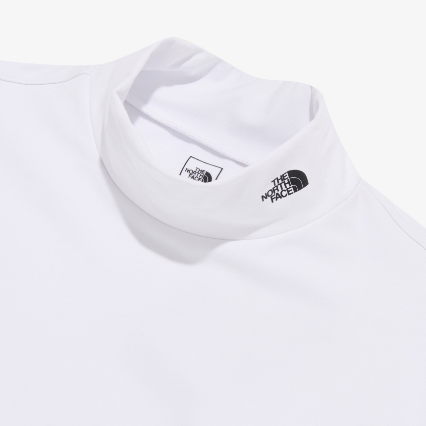 노스페이스 얇은 긴팔티 슬림 이너 반목 터틀넥 티셔츠 NT7XQ52A