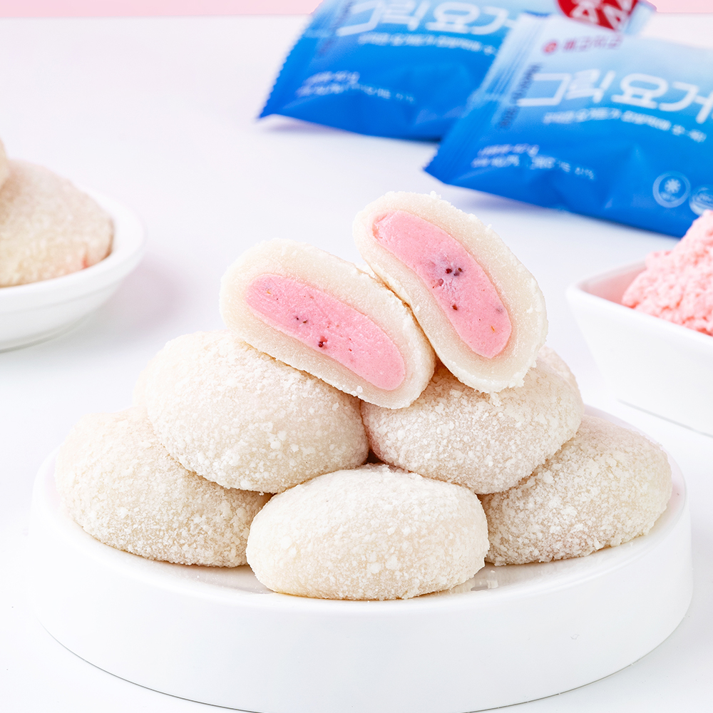 그릭요거트 찹쌀떡 1상자(40g x 8봉)요거트 간식 그릭요거떡 - 상세 이미지 3