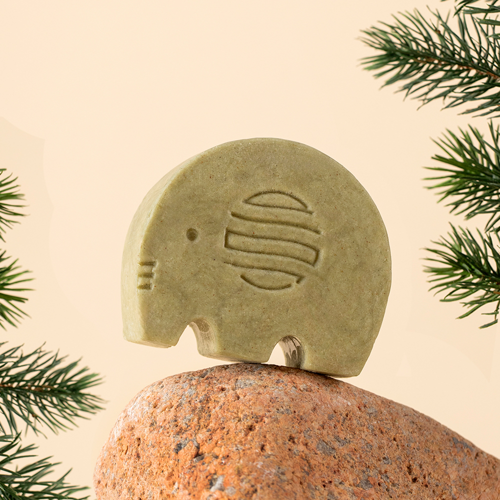 드문 코끼리 샴푸바 지성 민감 두피 약산성 친환경 비건 고체 샴푸 비누