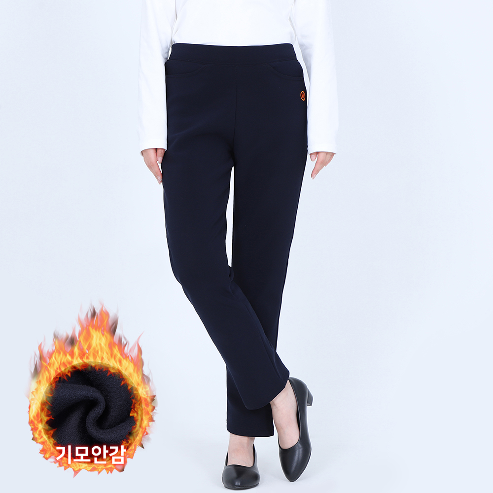 엄마기모바지 고무줄바지 일자 빅사이즈 - 상세 이미지 2