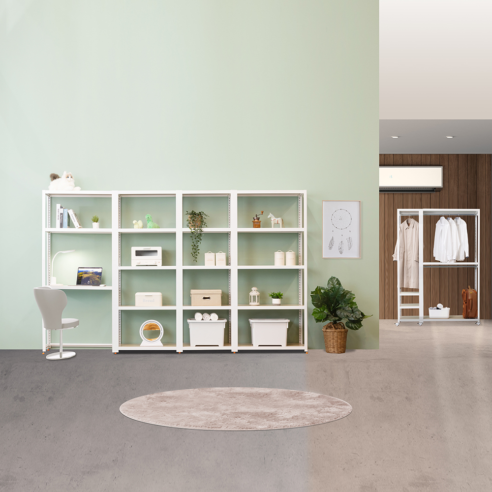 데키리 조립식 앵글선반 베란다 다용도 선반 앵글 스탠드 수납 2단 300300500