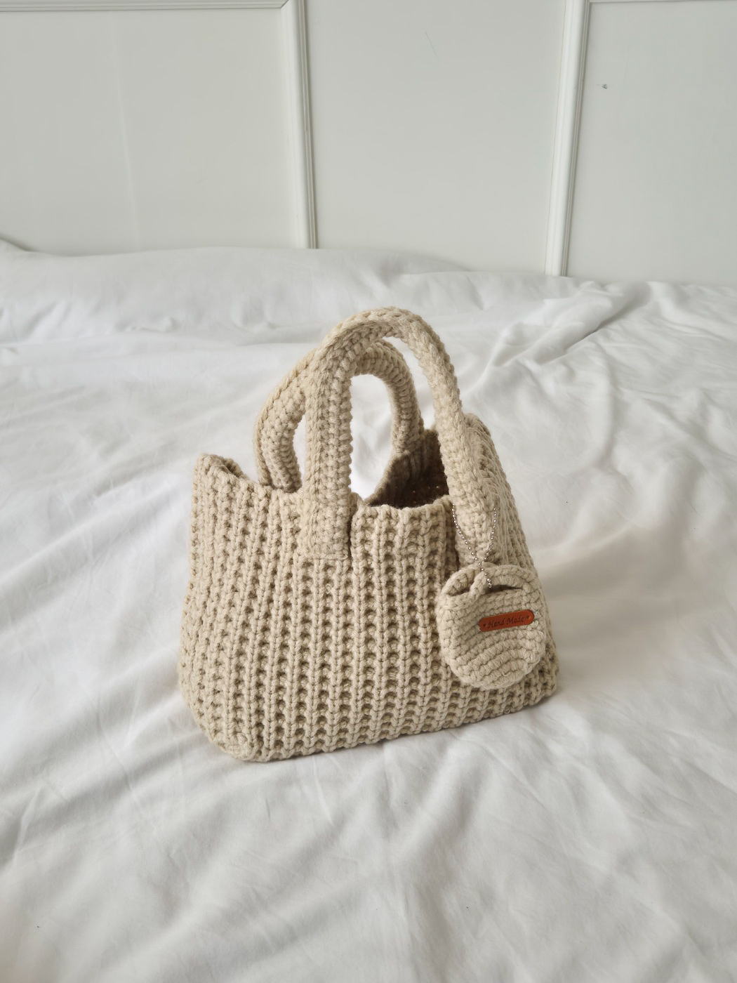[리햅] 닐트 미니 니트 토트백 - 상세 이미지 2