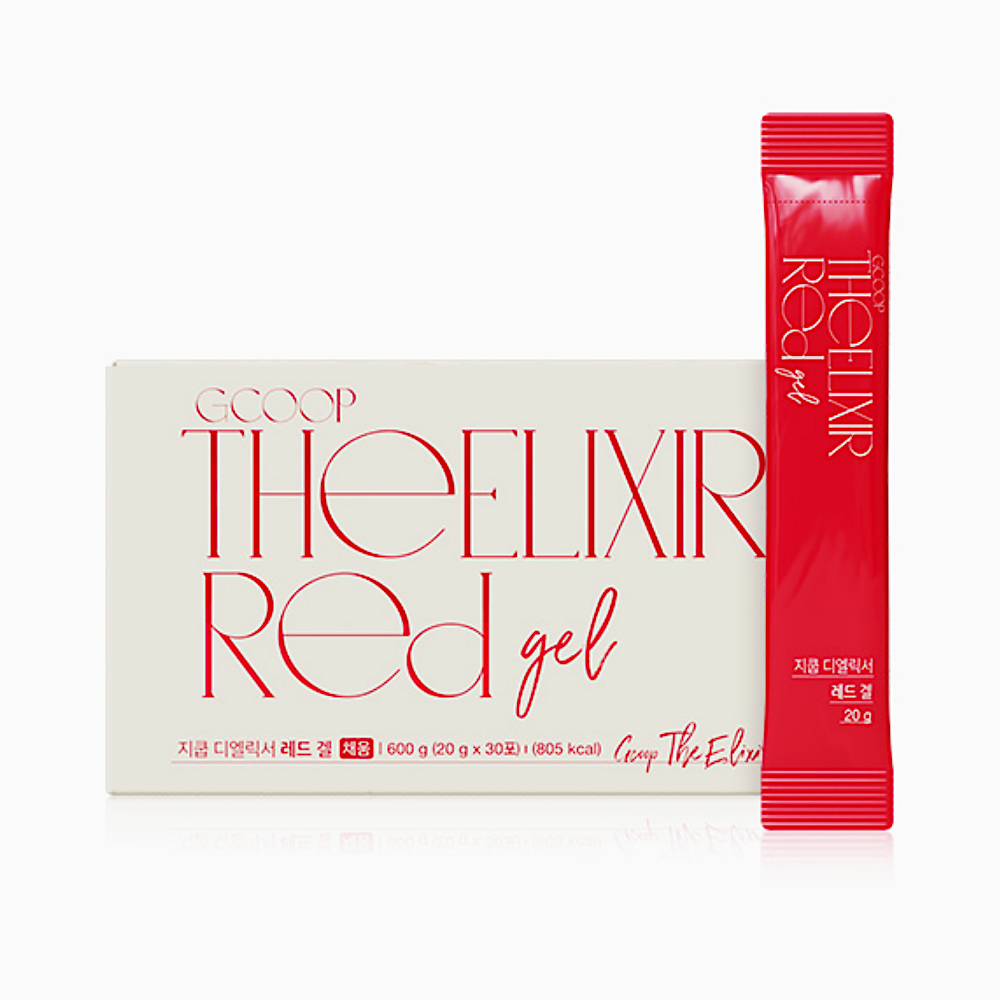 디엘릭서 레드겔 클렌즈젤리 멀티비타민함유 유기농원료 젤리 과라나 - 상품 이미지