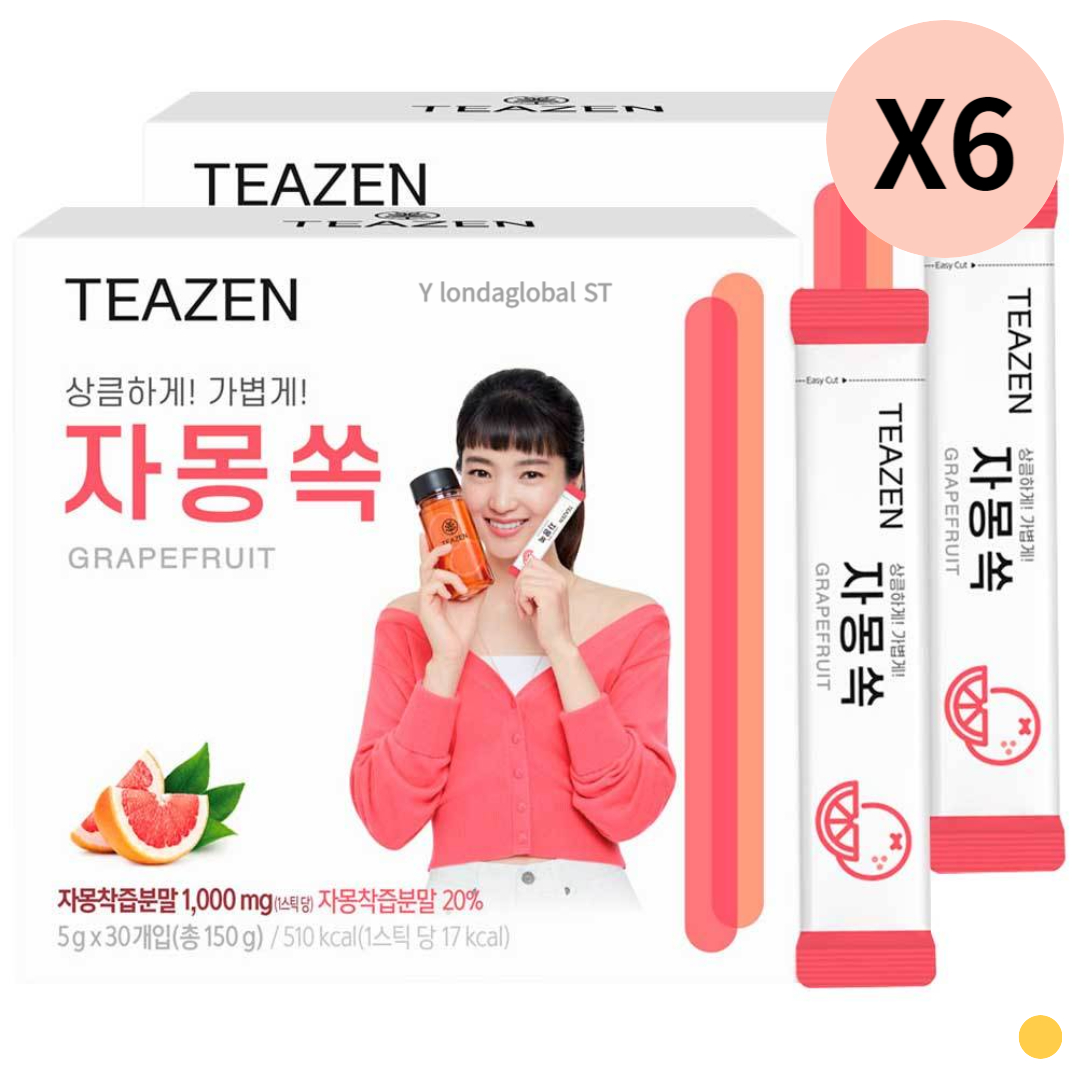 티젠 자몽쏙 탕비실 자몽 음료 분말 차 티 추천 360개 : 하이하이글로벌