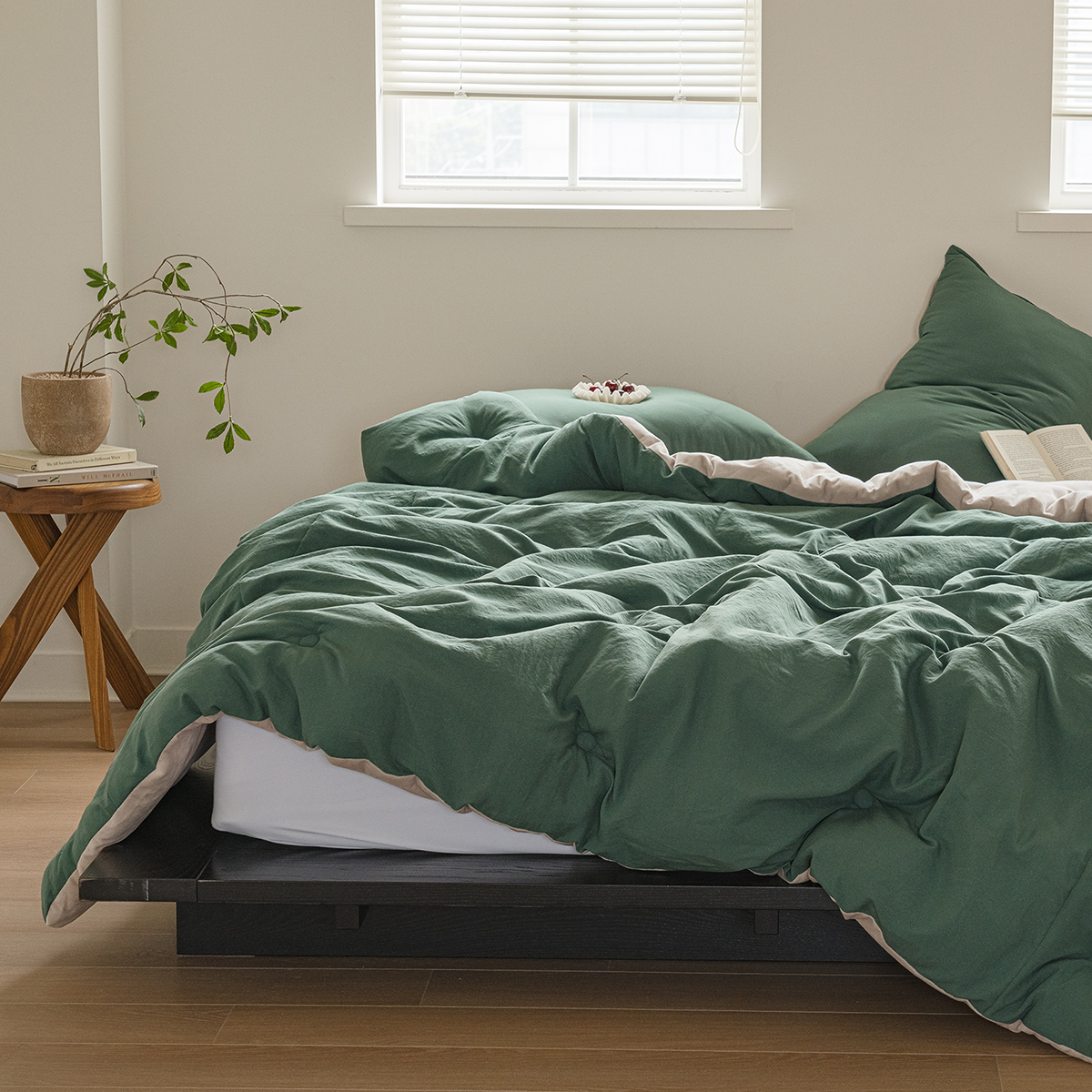 마이하우스 멜로우 알러지케어 극세사 이불 침구 차렵이불 세트 Q