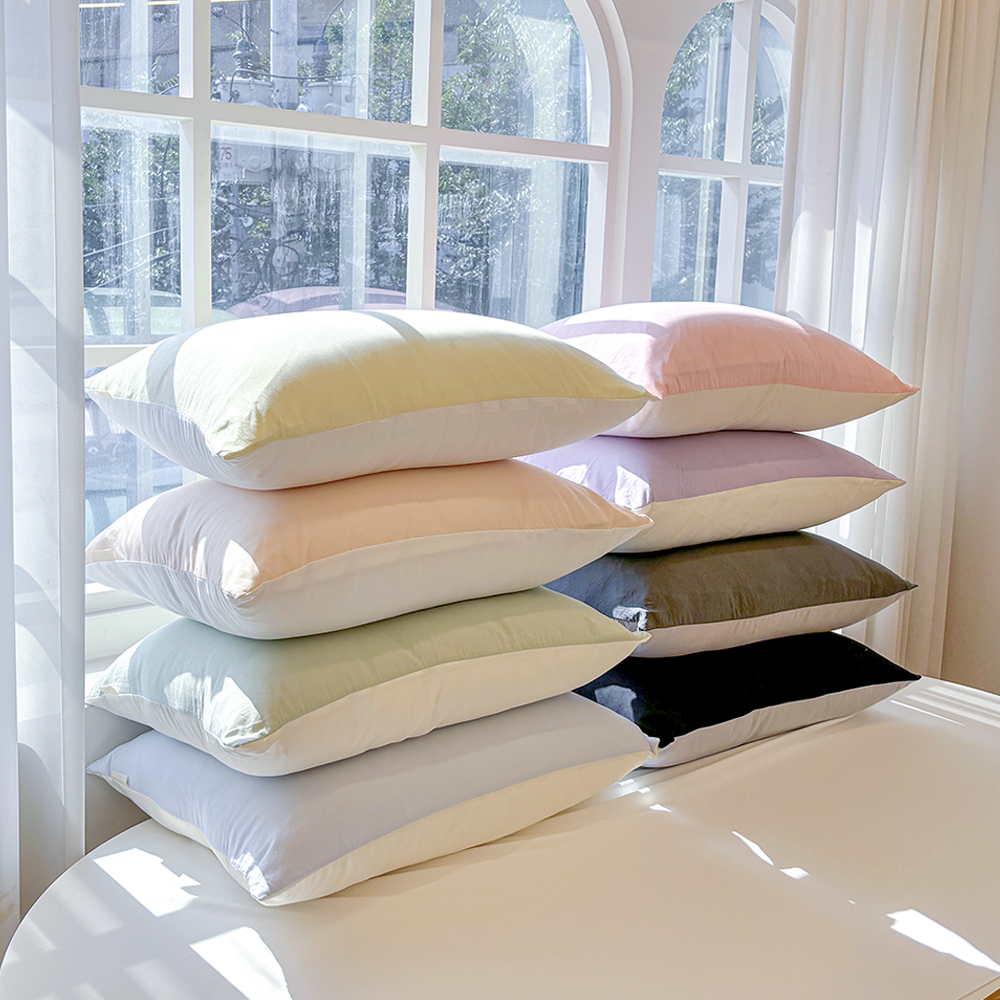 1+1 부드러운 디어마이 리버서블 워싱 베개커버 2장 라벤더 가든, 50x70cm