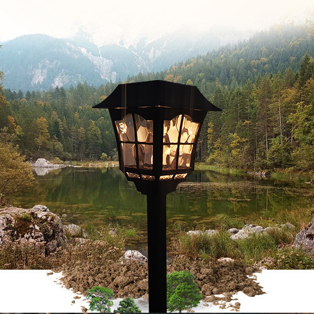 태양광 정원등 LED 야외등 태양열 조명 가로등 사각격자 S34N