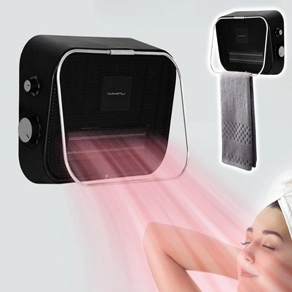 화장실 열풍기 벽걸이형 욕실 온풍기 벽걸이 전기 히터 휴게소 열풍기