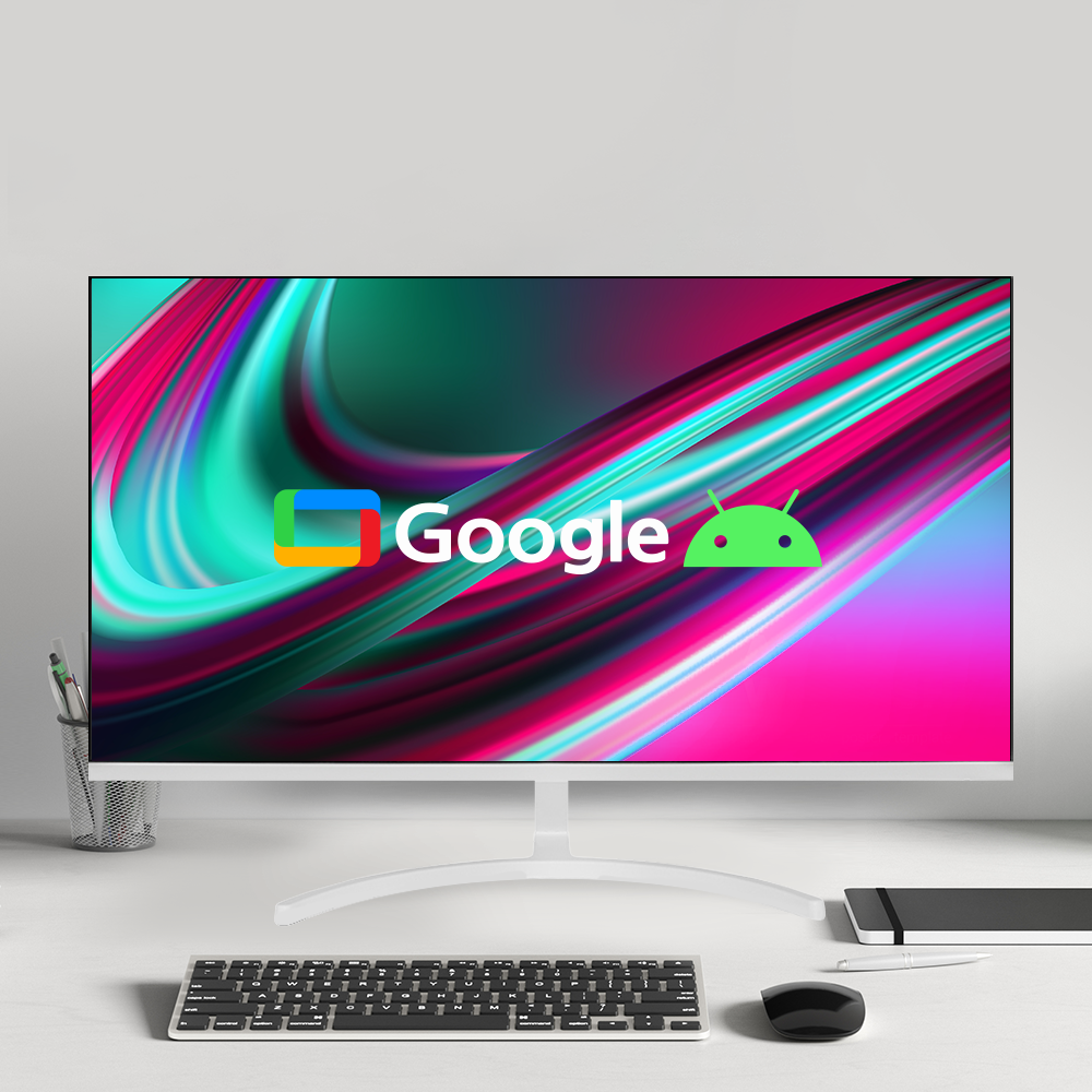큐빅스 68.58cm(27인치) 스마트 모니터 구글 안드로이드 화이트 CX27GBX11 - 상세 이미지 2
