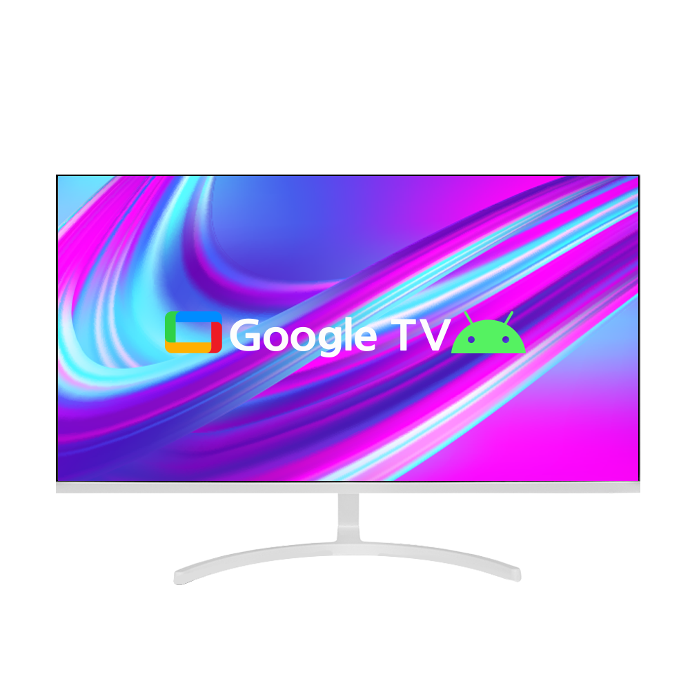 큐빅스 60.4cm(24인치) 스마트 모니터 구글 안드로이드 화이트 CX24GBX11 - 상세 이미지 2