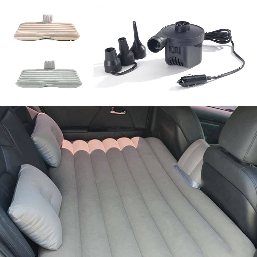 벨로아 안락 에어매트 풀세트 야외 차박 이중벨브 공기주입 쿠션