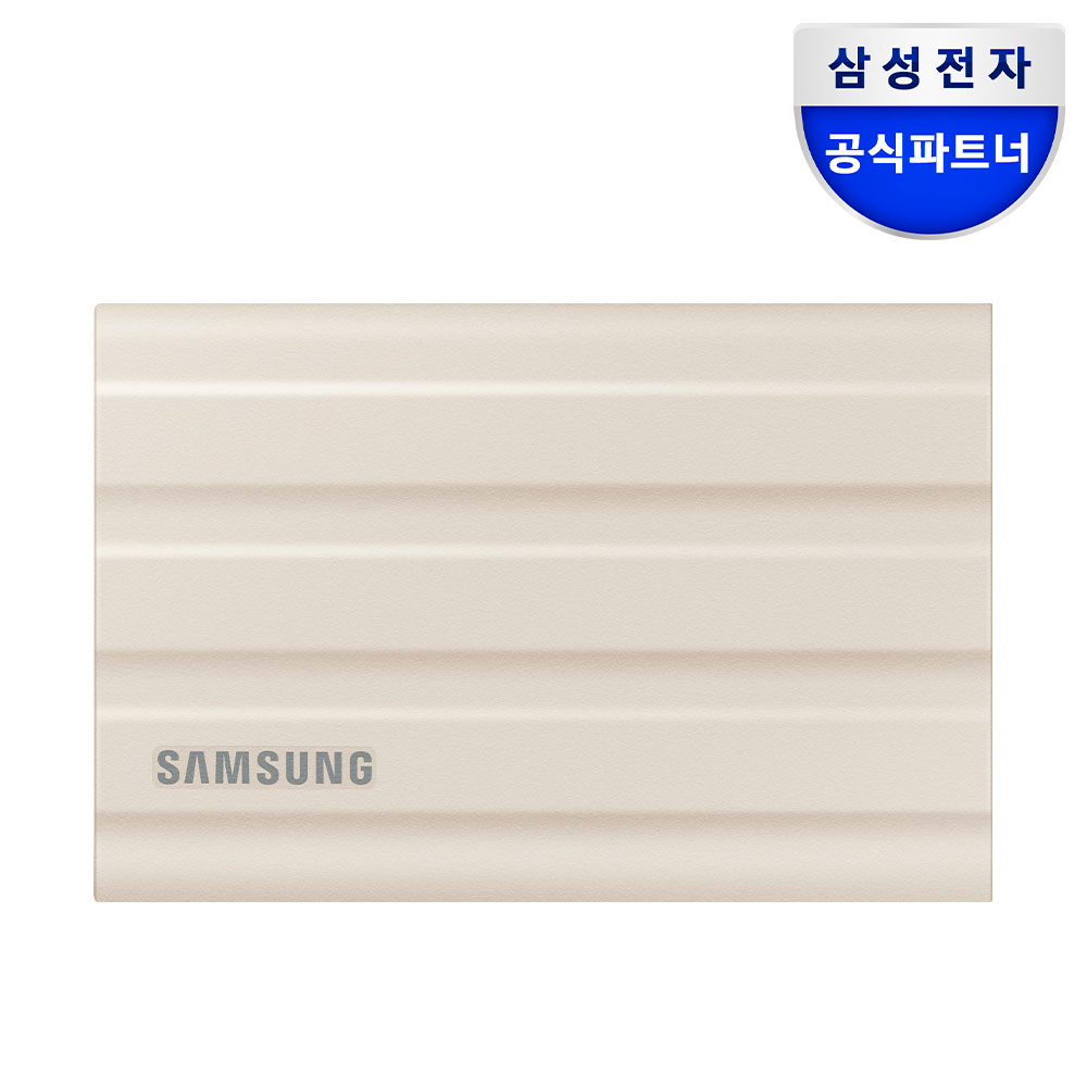 삼성전자 삼성 포터블 외장 SSD T7 Shield 2TB, 베이지