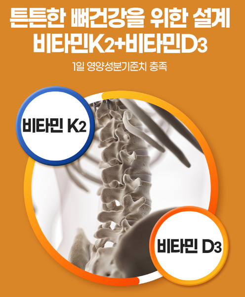 임산부비타민d1000 골밀도영양제 고약사 60캡슐 - 상세 이미지 3