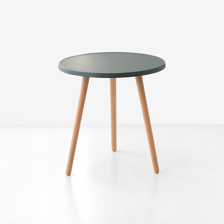 GRUET 사이드테이블 원형 48cm 다크그레이 9779.5848