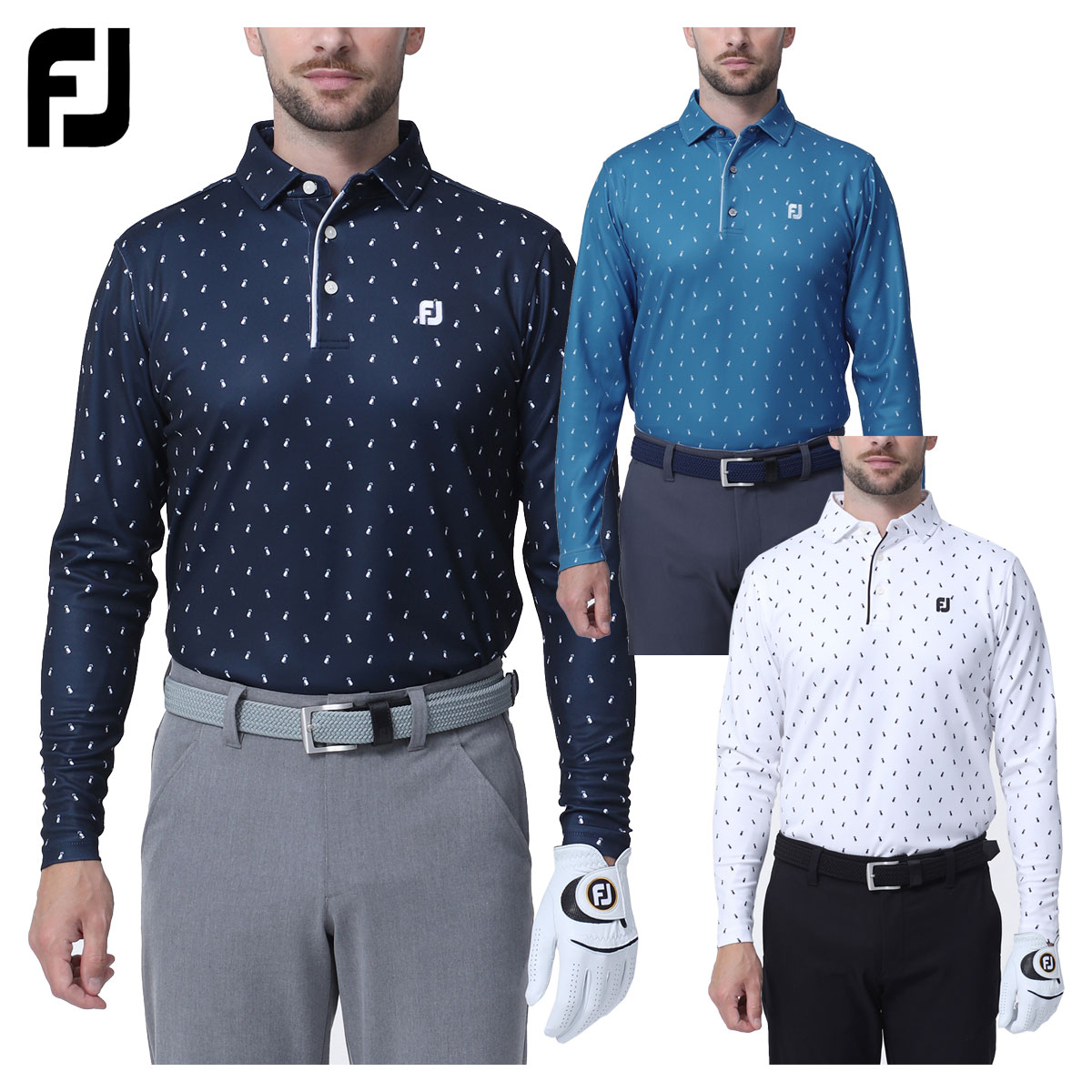 풋조이 FOOTJOY 카라 긴팔 셔츠 서모라이트 FJ-F23-S07 3컬러 - 상품 이미지