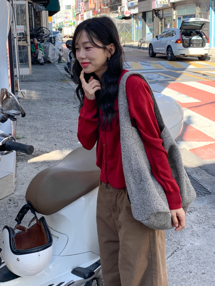 [보부상/빅백] 헤링 뽀글이 빅 숄더백 가방 3color 상세 이미지 8