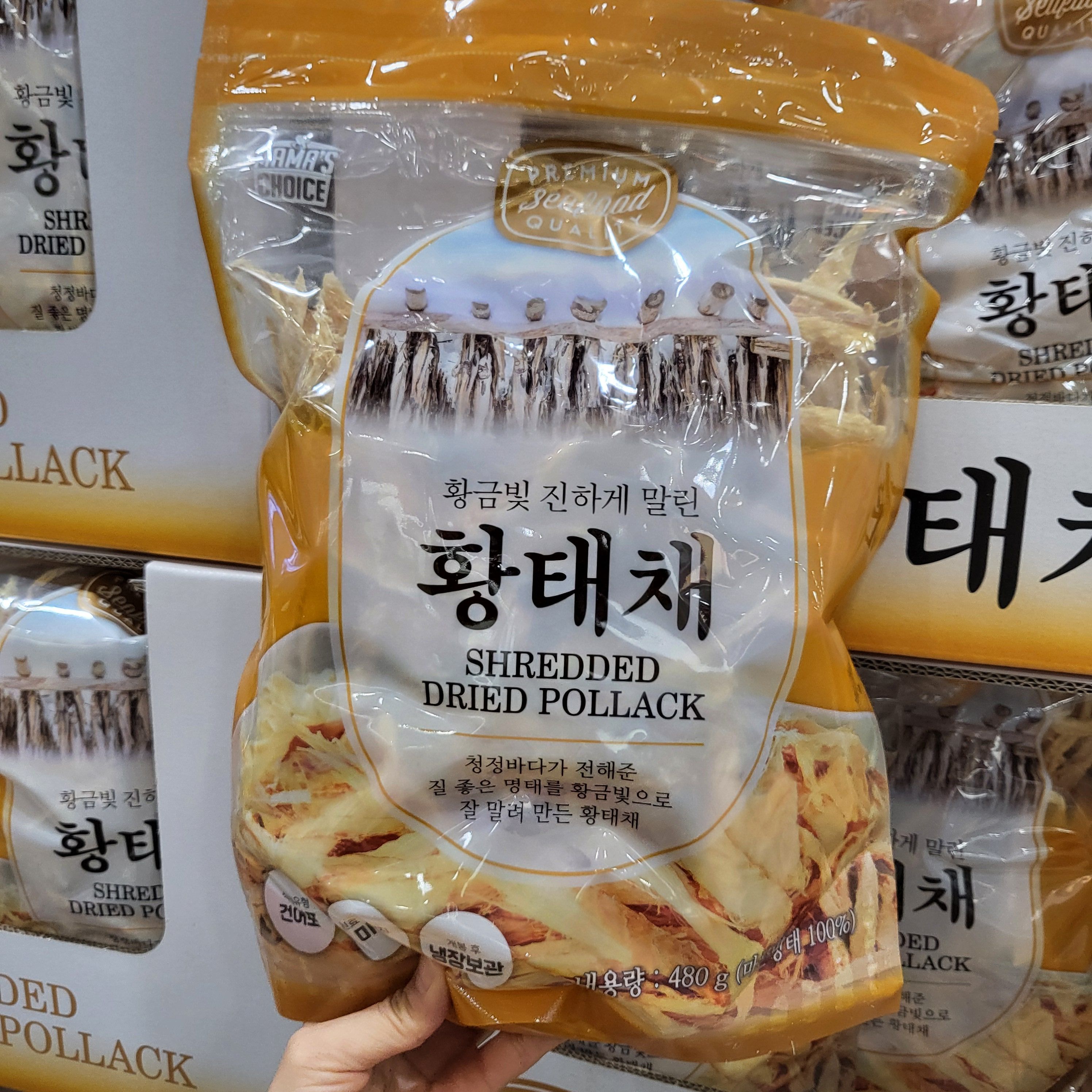 코스트코 마마스 손질 된 황태채 시원한 명태채 480g - 상품 이미지