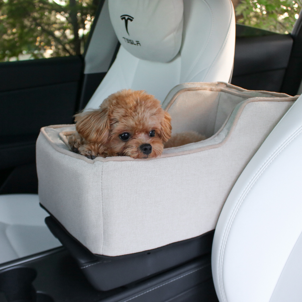 개과천선 위츠 강아지 콘솔 카시트 패브릭 개방형 드라이빙킷 이동장 소형견 차량용 외출용품