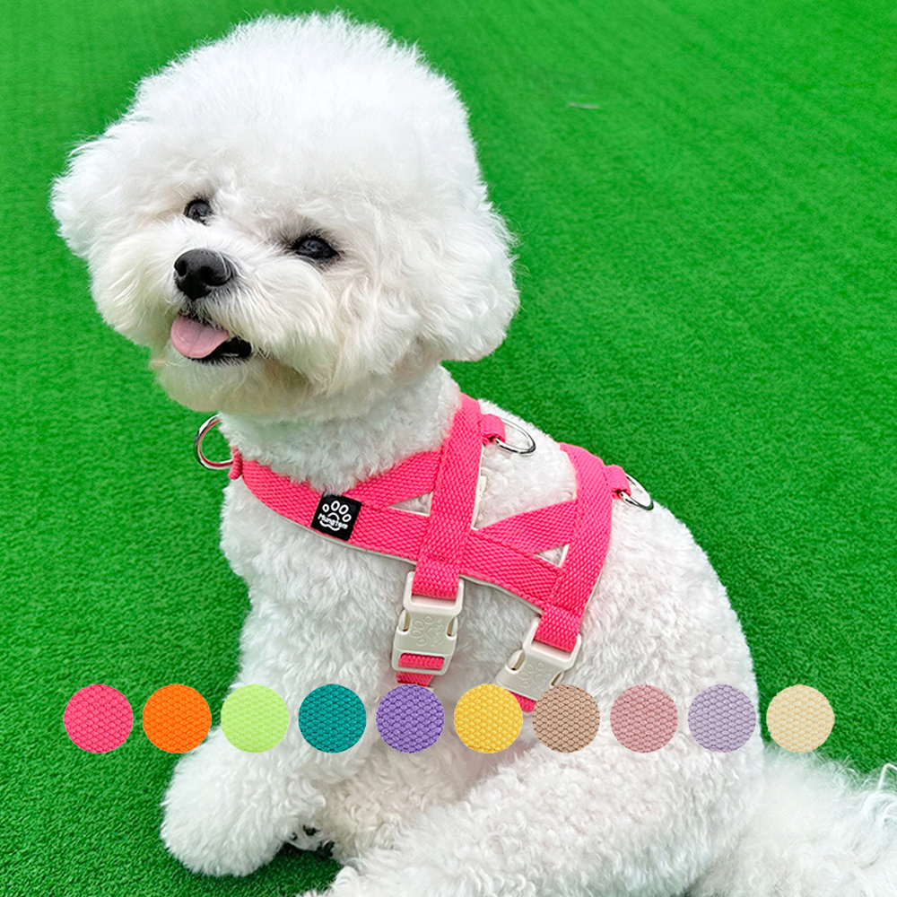 강아지 하네스 탈출방지 앞섬방지 소형견 관절보호 슬개골 앞고리 팔레트