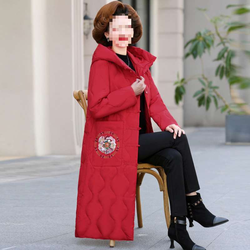 누빔 저고리 패딩 개량한복 두루마기 중년여성 할머니 겨울 이미지 6