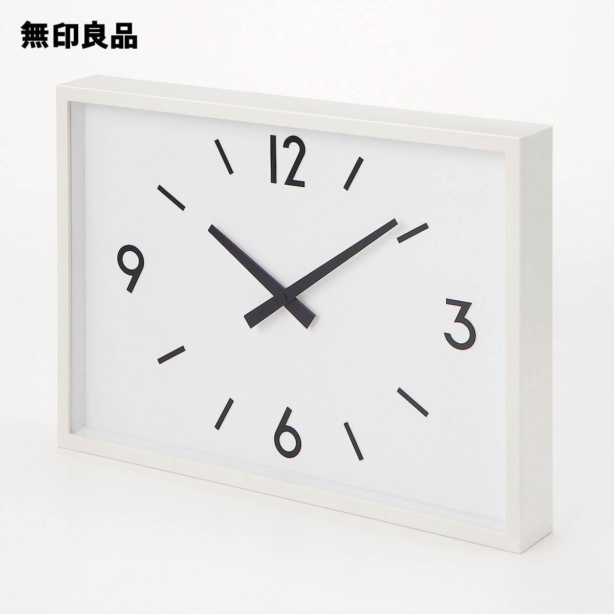 무인양품 MUJI 벽시계 역 시계 MJ-WCJS1 화이트 - 상세 이미지 3