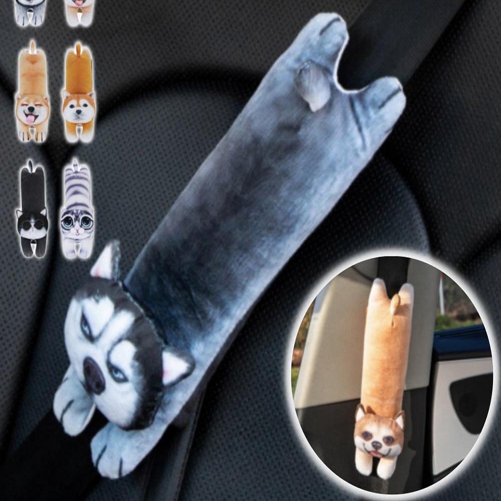 귀여운 안전벨트 목 쓸림 커버 강아지 안전벨트 패드 선물