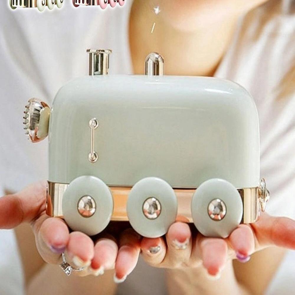 USB 레트로가습기 특이한 미니 기차가습기 귀여운 사무실 책상 - 메인 이미지