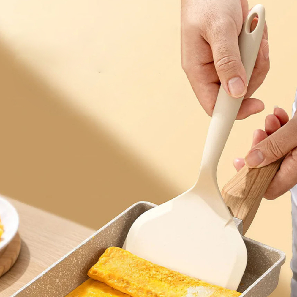 계란말이뒤집개 와이드 주걱 실리콘뒤집개 - 상품 이미지