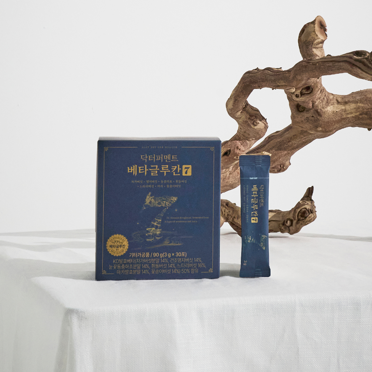 닥터퍼멘트 7종버섯 베타글루칸 발효환 고함량 고순도 60포 - 상세 이미지 3