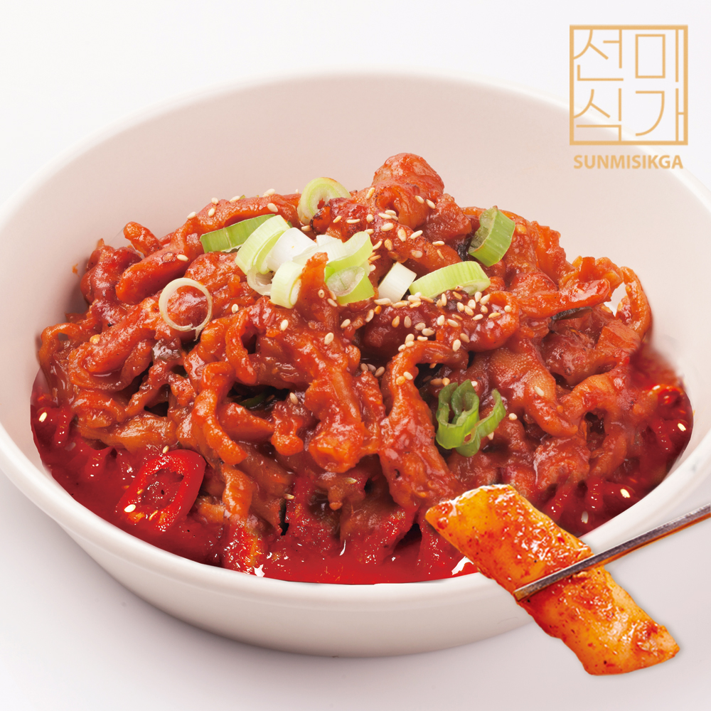 100% 국내산 국물 무뼈 닭발 (떡사리 포함) 2팩 야식 캠핑