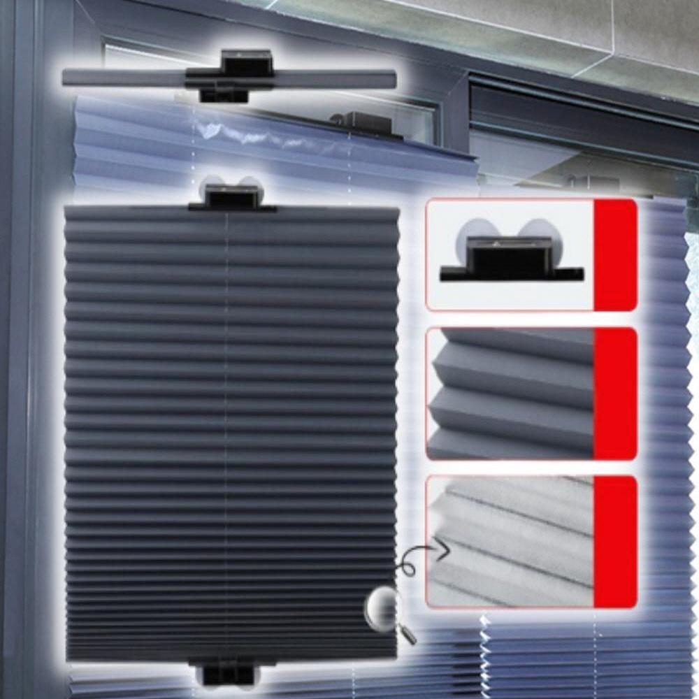 부엌 블라인드 주름 블라인드 사생활 보호 블라인드 가리개 65cm