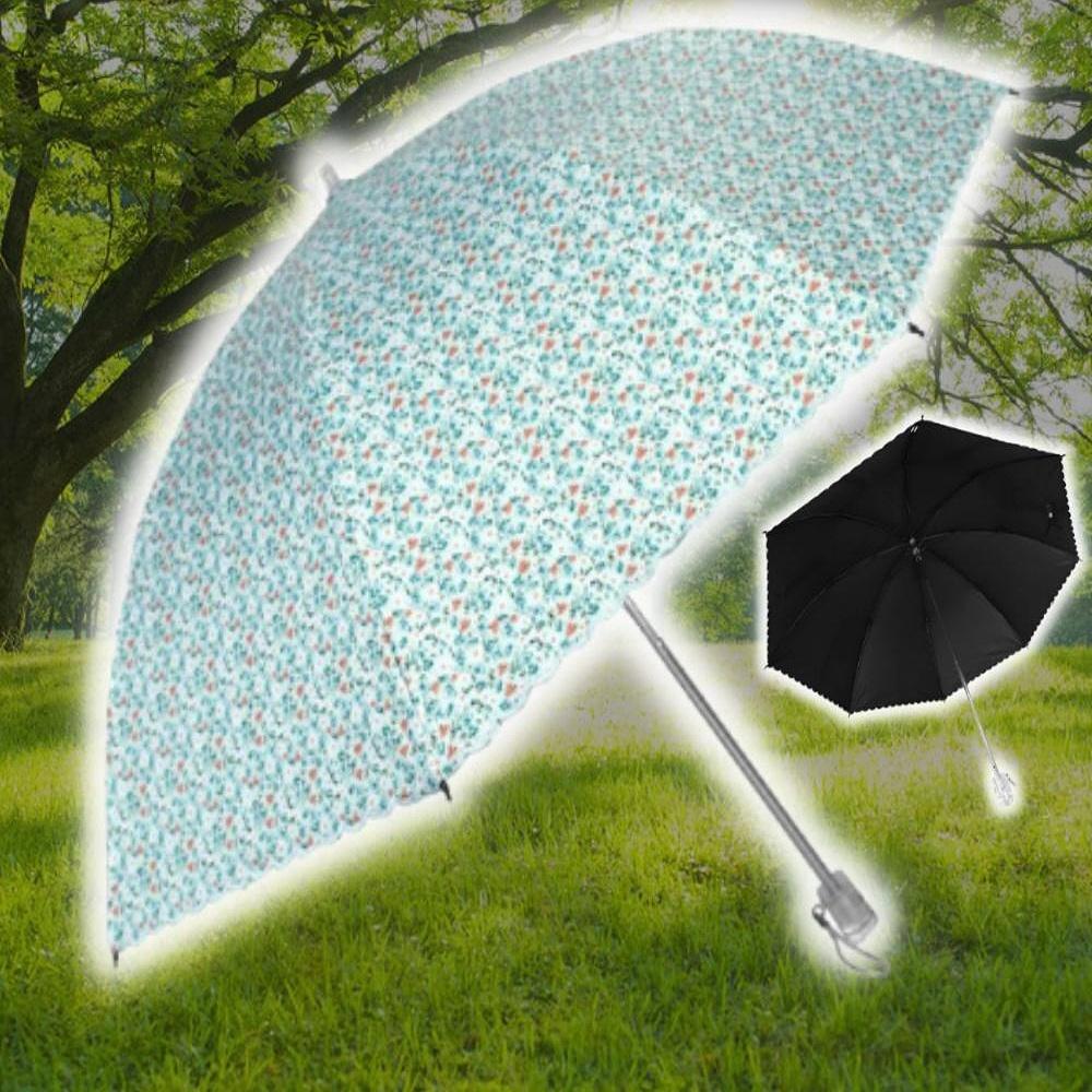 민트색 양산 자외선 단색 양산 UV코팅 양산 - 상품 이미지