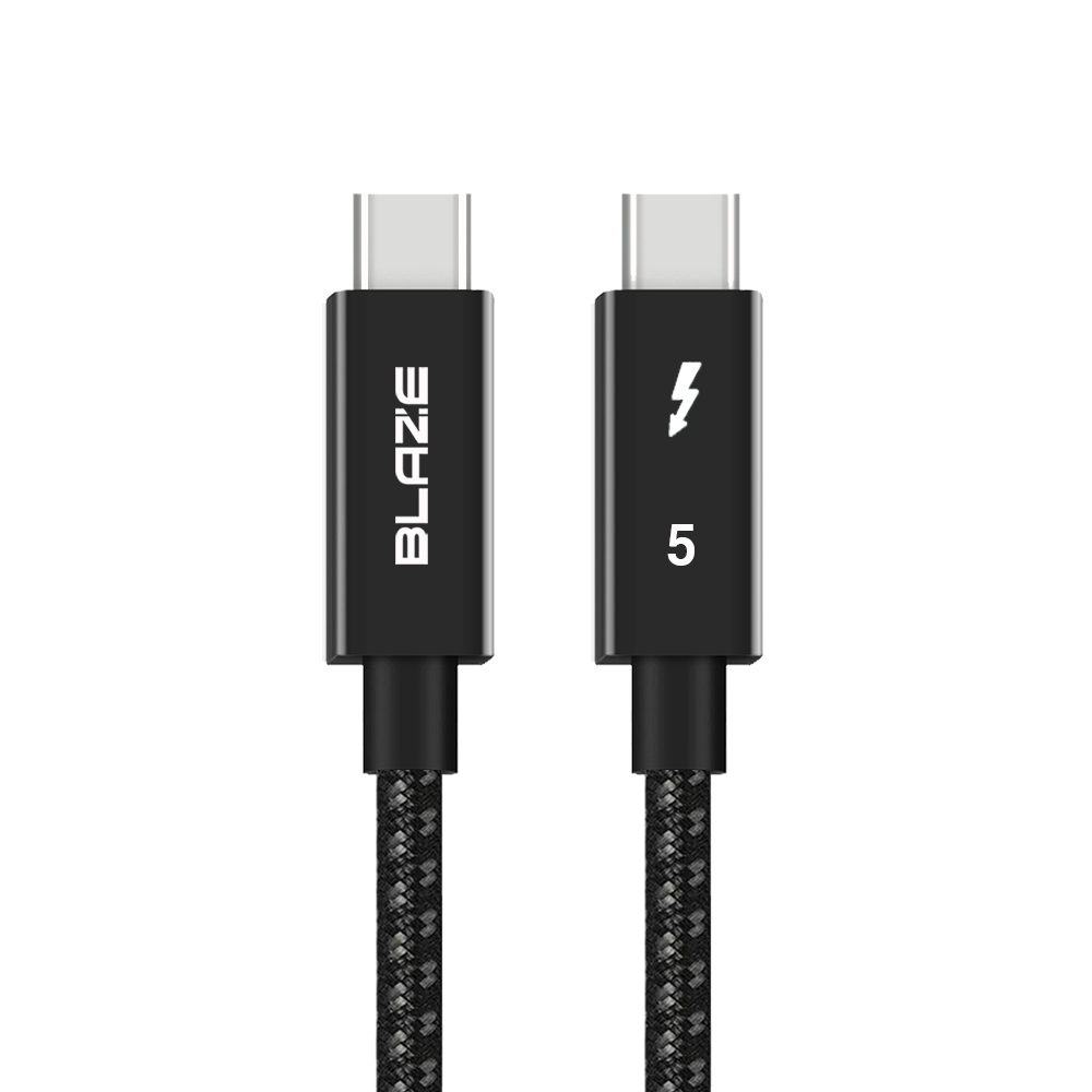 썬더볼트5 케이블 3 4 호환지원 PD3.1 120Gbps 240W 맥북 1.2m, 1개 - 상품 이미지