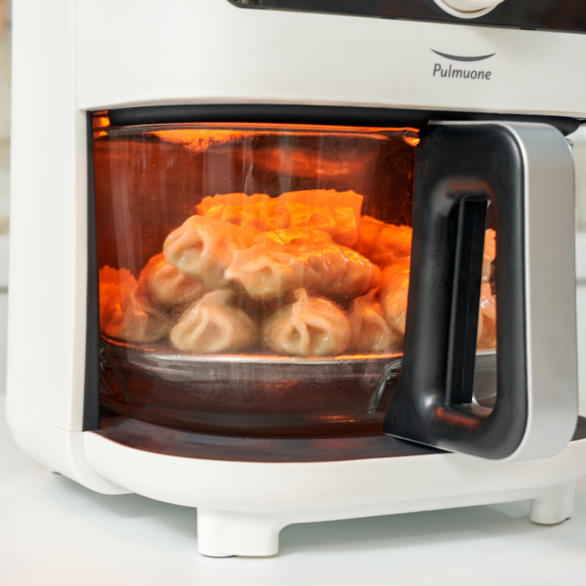 풀무원 글라스쿡 4.5L 스팀 에어프라이어 AB04D10VG