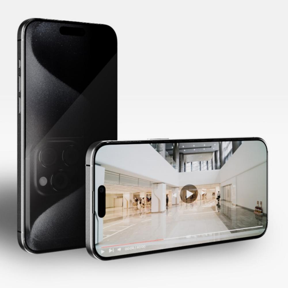 갤럭시와이드7 사생활 보호 강화유리 필름 세트 SM-M156S - 상세 이미지 4