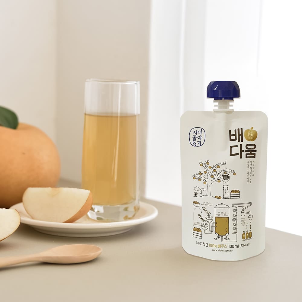 (타임어택 빅딜) 씨빼고착즙한 사과100% 사과즙 100%배즙 NFC저온착즙 남여노소누구나-실속형 48포 60포 - 상세 이미지 3