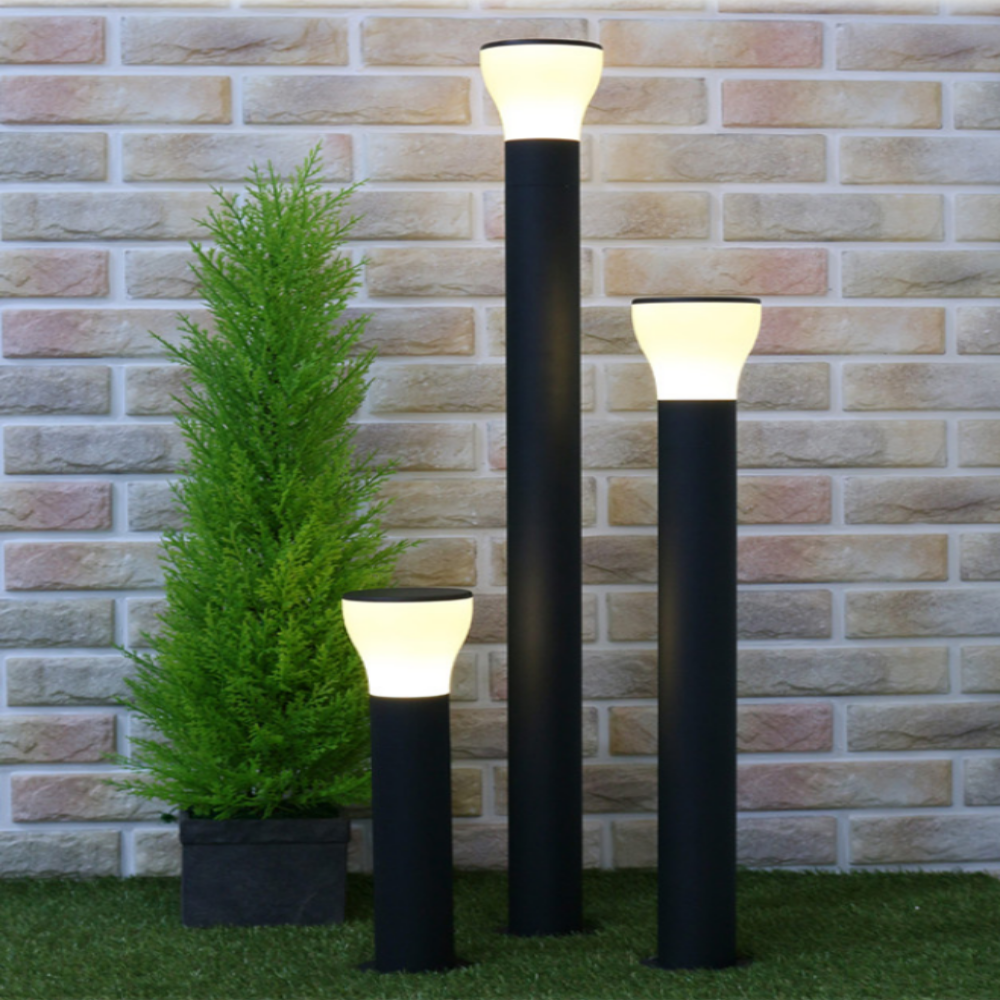 LED 외부 전기 정원등 잔디등 가로등 열주등 외등 블랙/42CM - 상세 이미지 3
