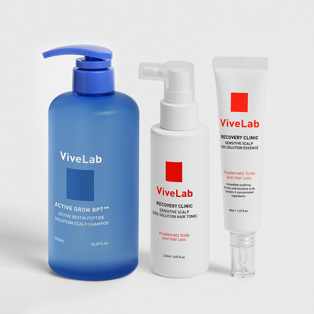 SET) 문제성 두피 개선 SET (SOS 두피트러블 토닉+SOS 두피에센스+액티브 비오틴샴푸)