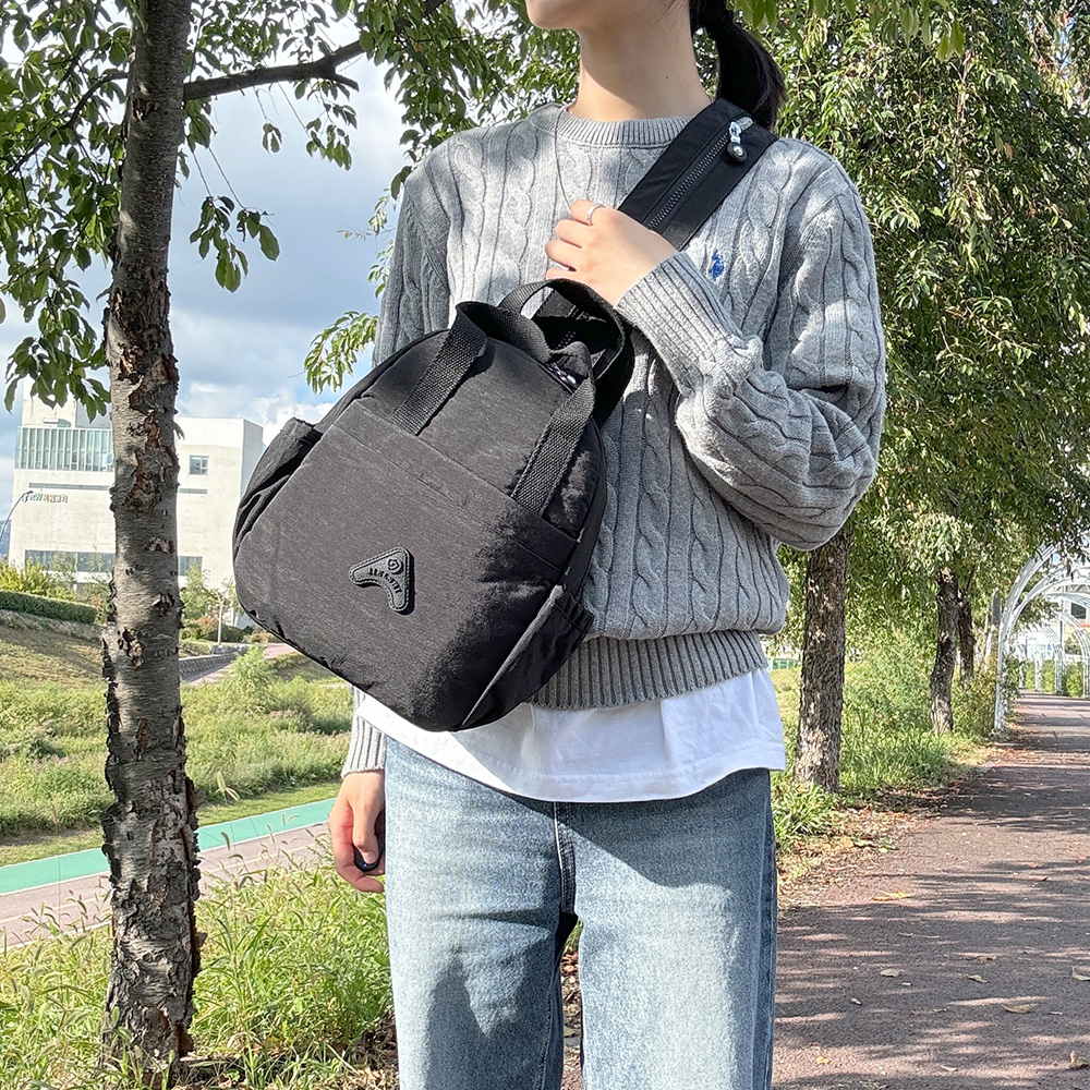 캐주얼 미니 백팩 겸용 슬링백 가방 귀여운 작은 백팩 엄마 나들이 외출 등에메는가방 - 상세 이미지 3