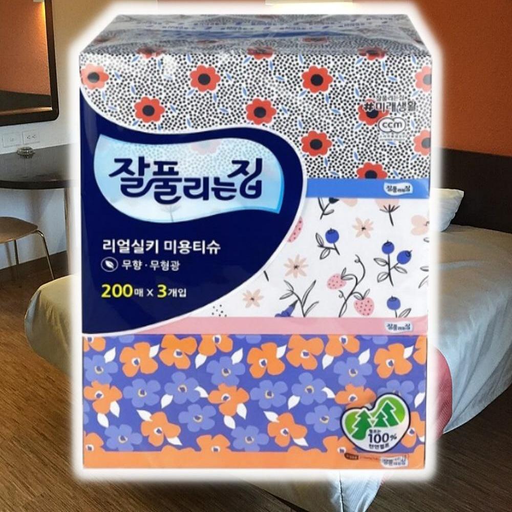 콧물휴지 코푸는티슈 갑티슈 곽휴지 3p