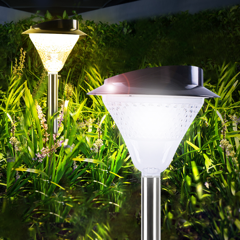 태양광 LED 정원등 태양열 경관 마당 조명 솔라등 24구 블랙 말뚝