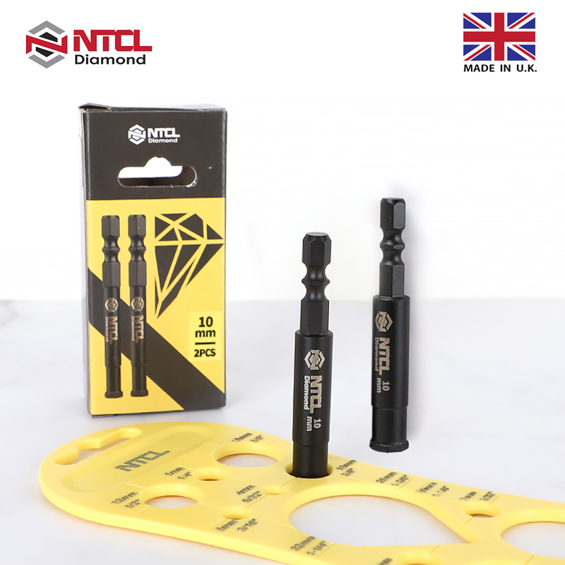 NTCL 타일기리 타일홀쏘 융착코어비트 홀커터 타공 6.5mm 2pc 이미지 6