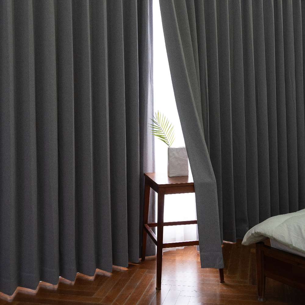 방한 방풍 노블 형상기억 나비주름 암막커튼 높이 250cm 크림베이지 외 8 color