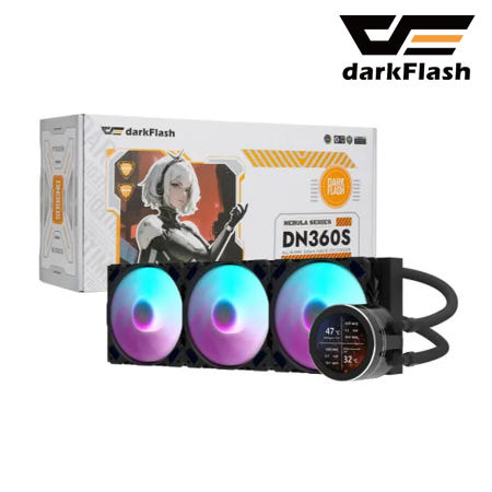 다크플래쉬 darkFlash NEBULA DN-360S ARGB 블랙 3열 수냉 CPU쿨러
