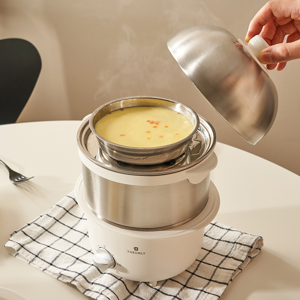 디온리 올스텐 2단 계란찜기 30분 타이머 계란삶는기계 고구마 감동란 NBE328S